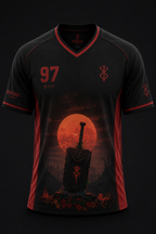 Berserk Guts Black Swordsman Jersey