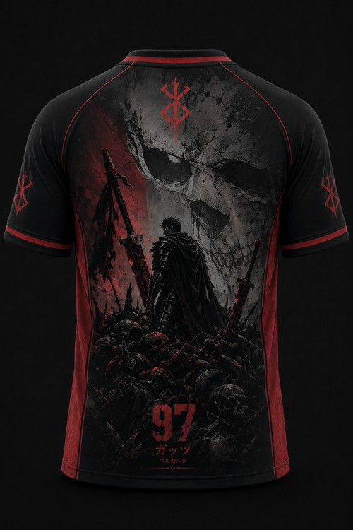Berserk Guts Black Swordsman Jersey